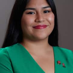 Saida Estefania Pena Flores was selected as a participant in the 2019 Voces que Inspiran.