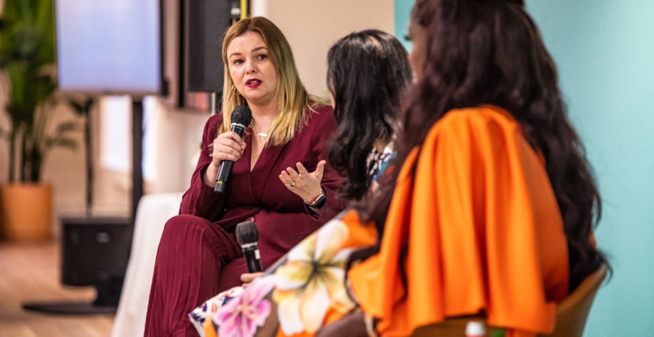 Amber Tamblyn, Huma Abedin, & Bozoma Saint John