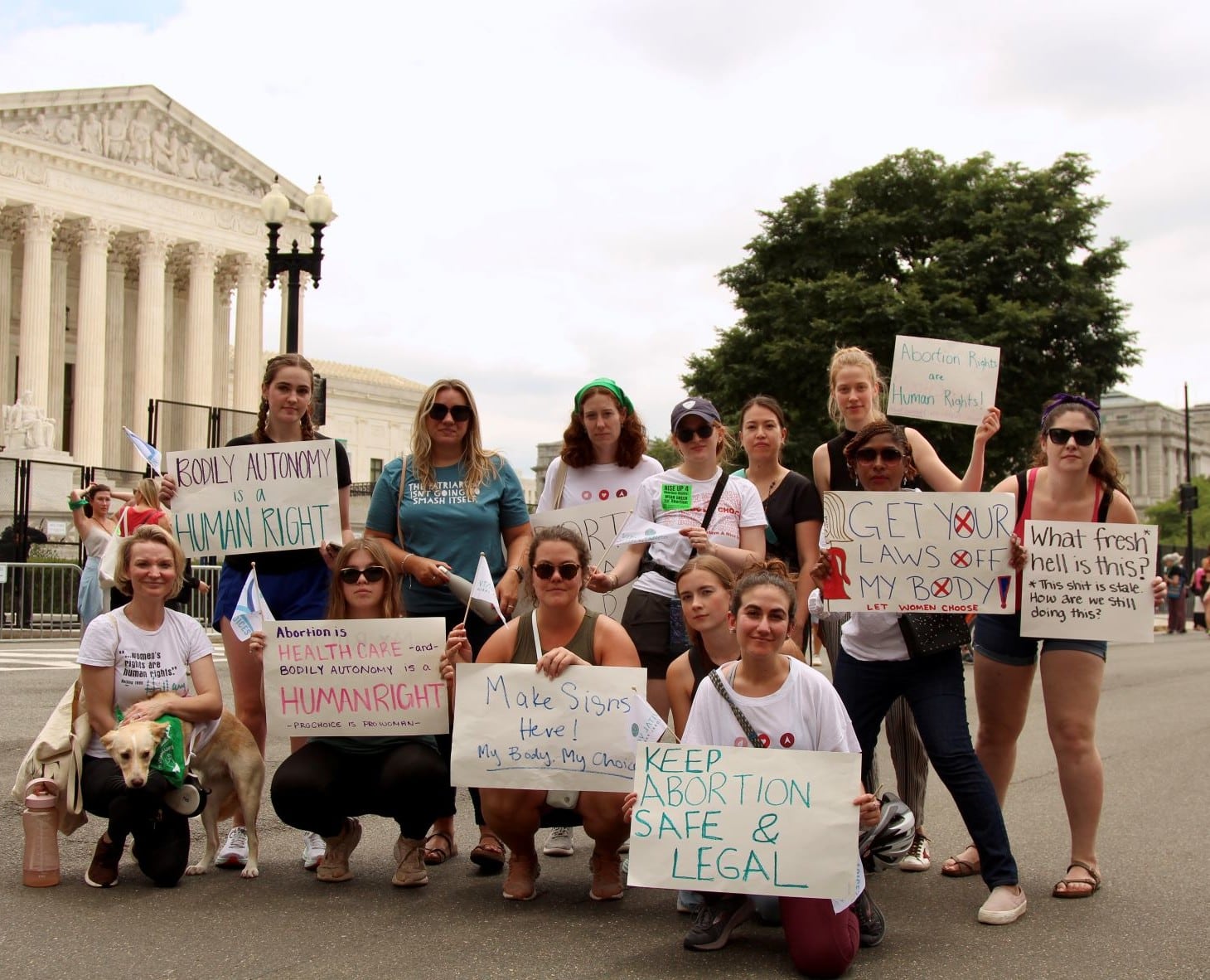 vital voices protests overturning roe v wade supreme court