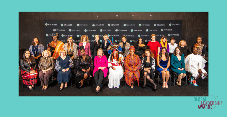 The 2022 Global Leadership Award honorees and presenters.