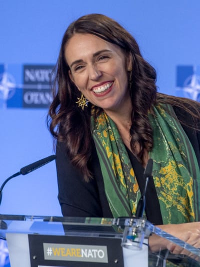 New Zealand Prime Minister Jacinda Ardern at Nato