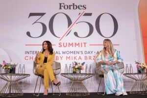 Left to right: Alyse Nelson, Nazanin Boniadi, Olga Kravchenko, and Shafiqa Khpalwak. COLIN BALDWIN FOR FORBES