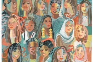 portraits of progress: women powering the global goals, an art exhibit created by vital voices in partnership with the united nations