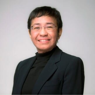 maria ressa 2024 global leadership awards honoree