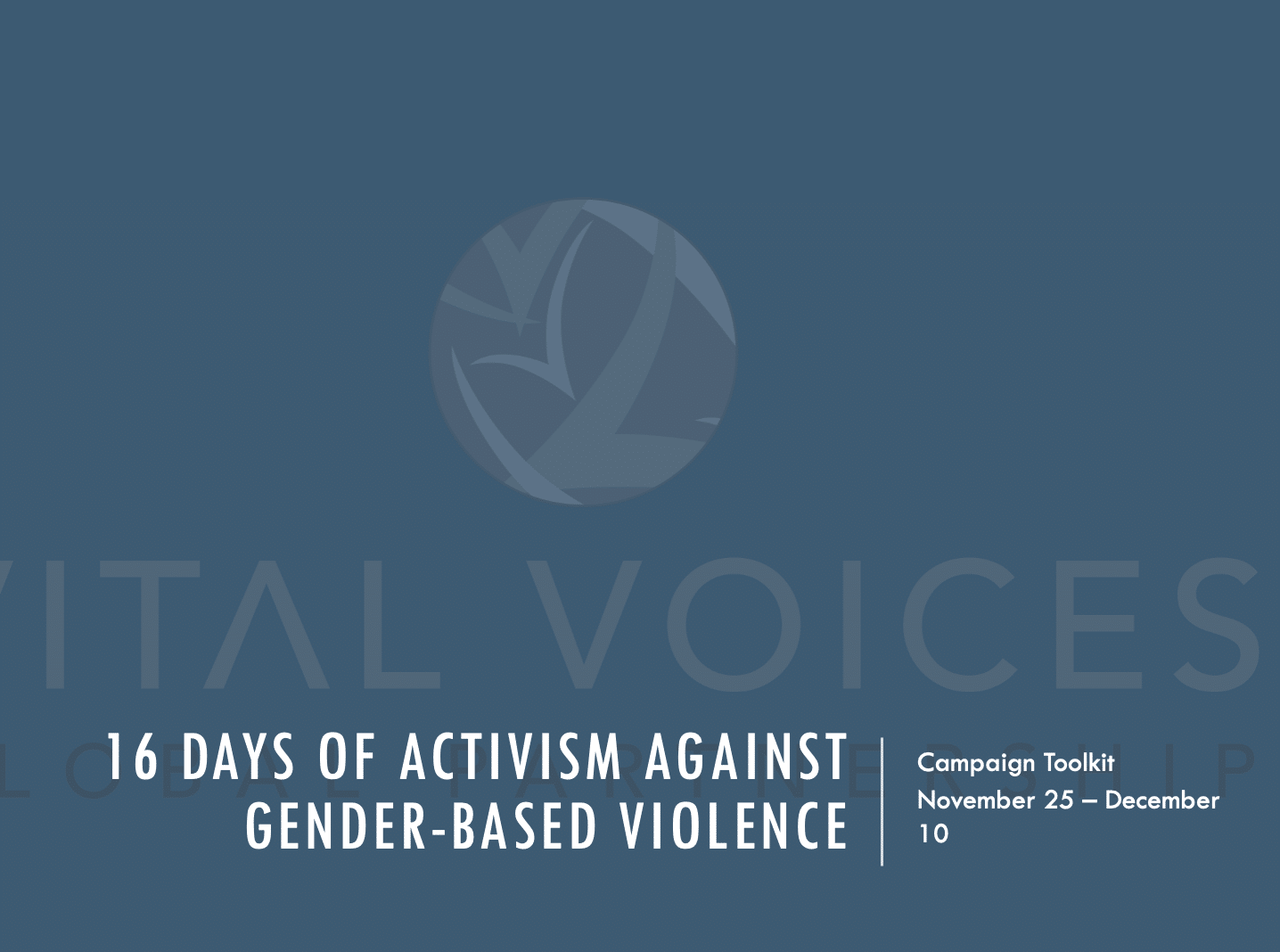 Media Toolkit: Amplify Advocacy in the Fight Against Violence Against Women and Girls