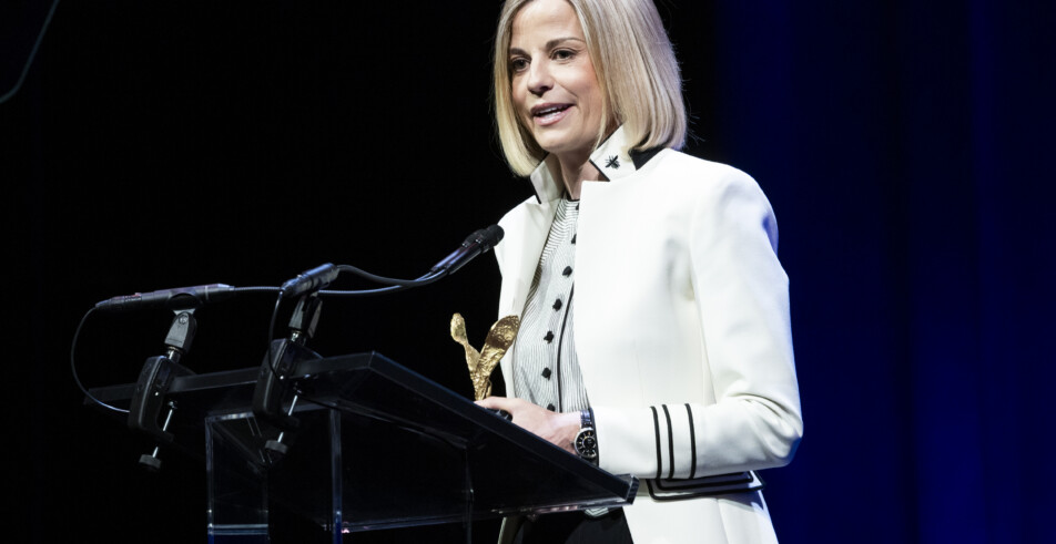 2026 Icon Award honoree Susie Wolff addresses the crowd about the importance of inclusiveness across motorsports.