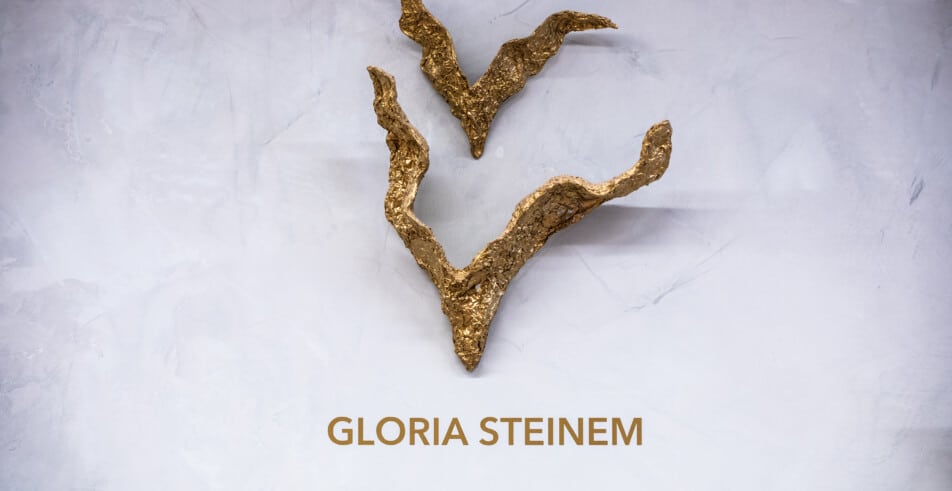 The VV Dove statue in honor of Gloria Steinem at VVHQ. Lancer Photography, 2022. All rights reserved.