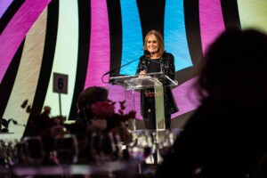 Gloria Steinem presenting at the Vital Voices, Voices of Solidarity Awards 2019.